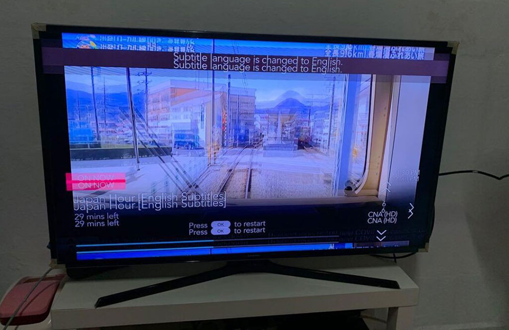 مشکل پرش تصویر و تغییر رنگ در تلویزیون